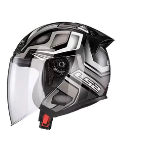 <span class=keywords><strong>Casco</strong></span> de Motocicleta <span class=keywords><strong>Original</strong></span> <span class=keywords><strong>LS2</strong></span> OF608 Cara Abierta 3/4 Cascos Para Moto de Verano Tipo Jet para Scooter Motobike Nuevo - Product Image 2