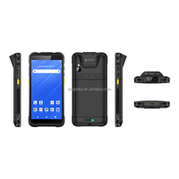 Dingdata IP65 PDA Resistente de 5.5 Pulgadas con NFC, 4G, 64GB, Android 13, CPU GMS, Escáner de Inventario/Stock Móvil, Código de Barras 2D UHF