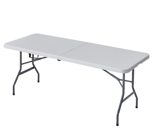 Mesa <span class=keywords><strong>y</strong></span> <span class=keywords><strong>Sillas</strong></span> Plegables <span class=keywords><strong>de</strong></span> Plástico <span class=keywords><strong>y</strong></span> Metal Blanco <span class=keywords><strong>de</strong></span> 6 Pies <span class=keywords><strong>de</strong></span> Alta Calidad <span class=keywords><strong>para</strong></span> Fiestas en el Jardín, <span class=keywords><strong>para</strong></span> 6-8 Personas, <span class=keywords><strong>para</strong></span> <span class=keywords><strong>Eventos</strong></span> - Product Image 2