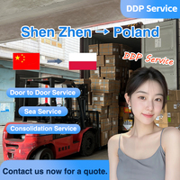 Agent maritime Chine-Pologne LCL+Express, fret maritime DDP porte-à-porte, agent d'expédition maritime, assurance marchandises dangereuses