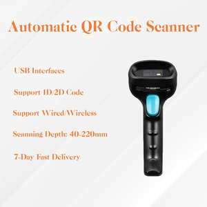 Lecteur de codes-barres 2D à <span class=keywords><strong>prix</strong></span> abordable, scanner automatique haute performance, lecteur de codes QR pour restaurants et commerces de détail - Product Image 3