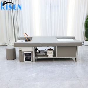 KISEN Lit de pédicure et de spa capillaire japonais de luxe réglable, avec dossier électrique, pour salon de beauté et hôtel, avec bac de lavage des cheveux - Product Image 2