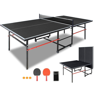 <span class=keywords><strong>Mesa</strong></span> de Tenis de <span class=keywords><strong>Mesa</strong></span> Profesional IUNNDS, Juego de <span class=keywords><strong>Ping</strong></span> <span class=keywords><strong>Pong</strong></span> Plegable para Interiores, Modo de Reproducción Individual - Product Image 1