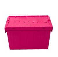 Caisses en plastique industrielles empilables de haute qualité, durables pour entrepôt, caisses en plastique robustes à vendre