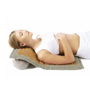 Timecrate châm cứu massage Mat Pad Hữu Cơ Shakti bấm huyệt chân MAT Yoga Mat và gối đặt cho cơ thể massage