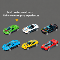 Circuit de Voiture Jouet Transformable 2-en-1 MPV avec Mini Voitures en Alliage, Lanceur à Catapulte et Véhicule Inertiel (Sans Lumières ni Sons)
