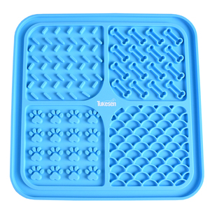 Tapis à lécher en silicone durable et écologique de qualité supérieure, distributeur de nourriture lent avec ventouse pour chiens, chats et petits animaux - Product Image 6