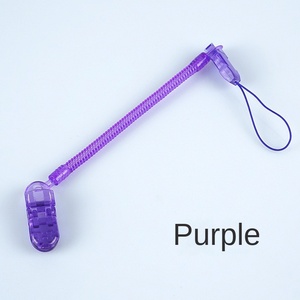 Attache-sucette moulée anti-chute avec jouet à mâcher pour bébé et cordon à ressort pour éviter la perte, fabriqué en Chine - Product Image 3