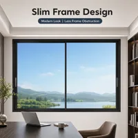 Ventana Corredera de Aluminio de Alta Eficiencia Energética con Estructura de Marco Multicámara para Reducir el Consumo de Aire Acondicionado en Interiores