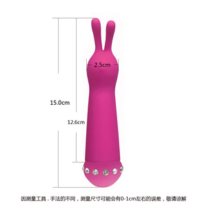 Sparkle Succubi Bunny bacchetta 7 modalità potente Silicone impermeabile a basso rumore AAA batteria vibratore per le donne rosa viola - Product Image 6