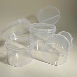 1oz 2oz 3Oz 4oz 8oz rõ ràng Vòng lật <span class=keywords><strong>Top</strong></span> <span class=keywords><strong>PP</strong></span> bao bì nhựa nồi mỹ phẩm bột phun container - Product Image 1