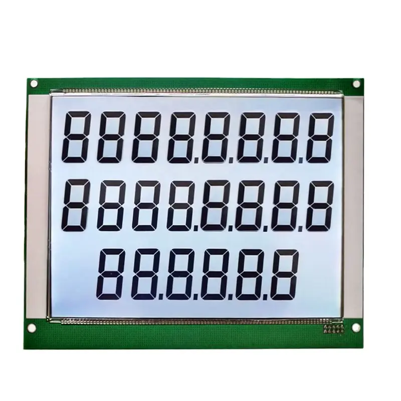 ME3847A 886 Fournisseur de modules Lcd Écran LCD à chiffres personnalisé Distributeur de carburant Écran LCD