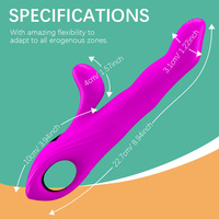 Bâton de massage télescopique à bille roulante pour femmes, jouet sexuel vibrant pour adultes, masturbateur féminin, orgasme