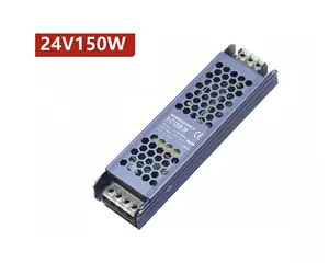 Modul Strip lampu LED 24V 150W dengan transformator khusus iklan tegangan rendah 24V catu daya garis