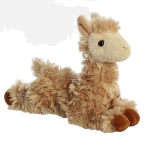 Offerta Speciale: Peluche Morbido Personalizzato a Forma di Lama Marrone Sdraiata - Prodotto di Tendenza 2026 - Product Image 1