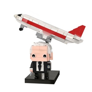 Set di Costruzioni Funbuild Vintage Retrò, Aereo Civile di Medie Dimensioni, Kit di Montaggio Aereo a Reazione - Product Image 3