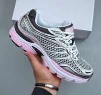 Saucony Ommi 9 : Baskets Chunky Respirantes en Maille avec Doublure en Cuir Véritable, à Lacets, Solides et Tendance pour la Course et le Quotidien