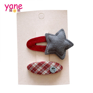 Pince à cheveux rouge cassée Sweet Everything pour filles accessoire de cheveux mignon avec ruban et métal pour enfants - Product Image 5