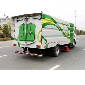 Camión de Limpieza de Carreteras con Aspiradora ISUZU 700P de 8 Toneladas y 10T con Tanque de Agua para Calles Urbanas y Pistas de Aeropuertos - Product Image 3