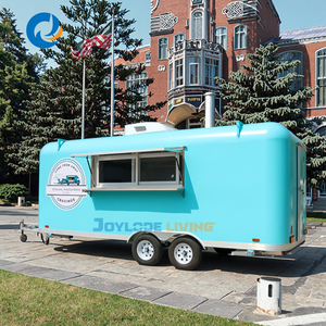 รถขายอาหารเคลื่อนที่คุณภาพสูง ปรับแต่งได้ พร้อมครัวครบชุดในสหรัฐอเมริกา สำหรับขายกาแฟ ชานมไข่มุก เครื่องดื่มเย็น และมิลค์เชค - Product Image 2