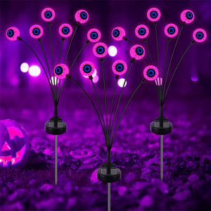 LED solar globo ocular calabaza cadena luz dinámica columpio césped piso salida decorativa al aire libre Halloween <span class=keywords><strong>jardín</strong></span> paisaje lámpara - Product Image 3