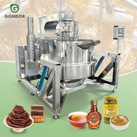 Marmite de cuisson semi-automatique 21 litres pour caramel et sauces, avec agitateur planétaire, usage commercial