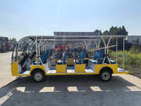 Autobús Turístico Eléctrico de 14 Plazas con Techo Abierto y Batería de 72V para Parques de Atracciones