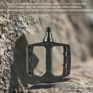 Beach Cruiser Bike Freestyle BMX Bike <span class=keywords><strong>Pedales</strong></span> <span class=keywords><strong>de</strong></span> bicicleta <span class=keywords><strong>de</strong></span> aleación <span class=keywords><strong>de</strong></span> aluminio con <span class=keywords><strong>pedales</strong></span> <span class=keywords><strong>de</strong></span> triciclo para adultos <span class=keywords><strong>de</strong></span> 1/2'' - Product Image 4