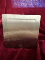 ZENHE Toma de Corriente de Suelo Empotrada de Cobre con Tapa Abatible, Apertura Manual, Impermeable, Toma Oculta, 220V IP65