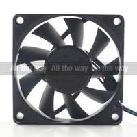 Delta 5V 24V 48V DC12V 0.24A AC EC 7015 70X70X15MM 7CM CPU Châssis Muet Trois Fils Double Roulement À Billes AFB0712MB-F00 Ventilateur De Refroidissement