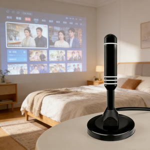 Antenne HDTV Intérieure Intelligente Amplifiée pour Chaînes Locales avec Prise en Charge 4K 1080P - Câble Coaxial de 3m - Product Image 4