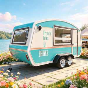 ZOWN <b>Large</b> Capacity Towable Mobile Food Cart Built‑in Water & Power System Concession Trailer for <b>BBQ</b> Fried Food Street Business - Product Image 1