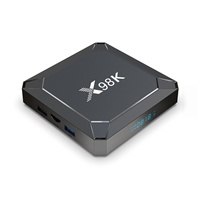 YDH-X98K 2026 Nouvelle Box TV Android 13 RK3528 Lecteur HD 8K 4+32 Go EMMC Quad Core WiFi 2.4G/5G LAN 100M Boîtier Décodeur Smart TV