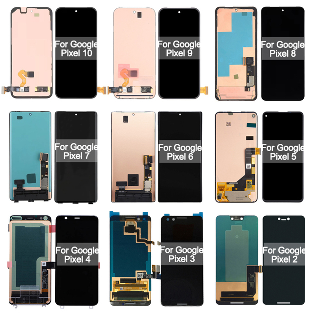 Original Quality for google Pixel 5a 5 6a 6 7 Pro 8 9 10 Display Original Touch Screen for Pixel 4a 4 4xl 3 3a 3xl 3axl 2 lx Lcd