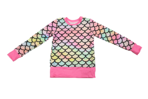 Set di Abbigliamento Personalizzato per Bambine, Maniche Lunghe, Outfit Casual con Stampa <span class=keywords><strong>Sirena</strong></span>, Stile Carino, 3-14 Anni, Abbigliamento Quotidiano Autunno/Primavera 4T Nuovo - Product Image 2
