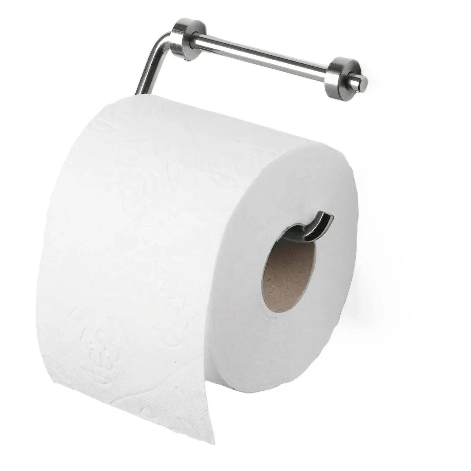 OEM ODM Großhandel benutzerdefinierte weiche wiederverwertete geprägte native Holzpulpe Rolle einweg spülbare sanitärpapier Toilettenpapier