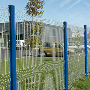 Alibaba China Fabricación de la resistencia a la corrosión triángulo de la cerca de doblez firme de acero 3D curva valla de malla soldada de alambre - Product Image 1