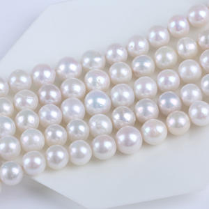 Cuentas Sueltas de Perlas Redondas Blancas Edison de Agua Dulce Natural de 10-12 mm de Zhuji Wholesale para Joyería - Product Image 3