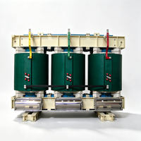 Transformador de Distribución de Energía SCB11 de Resina Fundida en Seco, 10kV 400V Trifásico 50/60Hz, Totalmente Sellado, Tres Bobinados