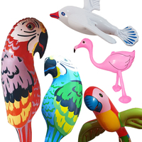 Vente en gros gonflable oiseau flamant rose perroquet mouette Mew jouets pour décorations de fête ballon animal gonflé pour enfants cadeau