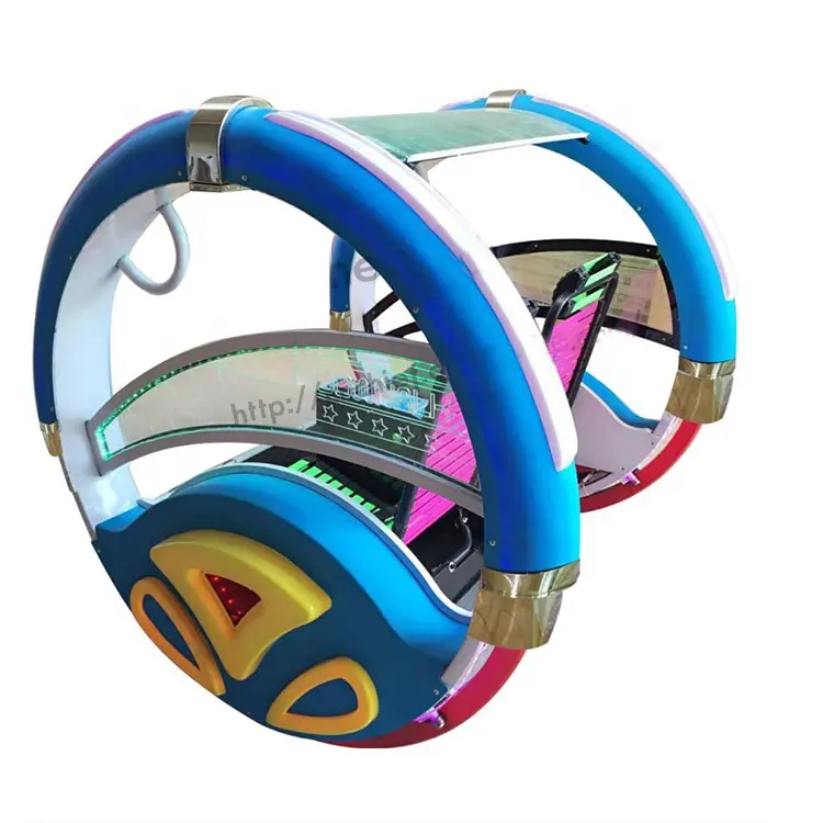 Console de jogos rotativo 360 graus, venda de equipamentos de jogo de alta qualidade com música e luz