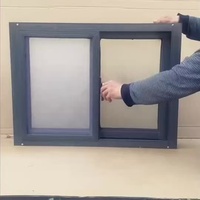 Fenêtres coulissantes horizontales en PVC de petite taille de la marque Superwu, avec moustiquaire en fibre de verre, design moderne, insonorisées, pour l'extérieur et le sous-sol, garantie de 5 ans