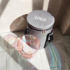 קערת קריסטל רוז קוורץ מזמרת, קערה בהתאמה אישית, מכשיר לריפוי בצלילים 432 הרץ, קערות קריסטל, מכשירי ריפוי בצלילים - Product Image 2