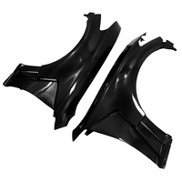 Pour Infiniti Q70, ailes en fibre de carbone, kit carrosserie pare-boue perforé style BFA, pare-chocs