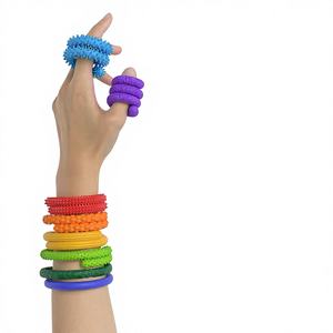 แท่งสั่นแบบยืดหยุ่น 8 ชิ้น สำหรับเด็ก ผู้ใหญ่ วัยรุ่น บรรเทาความเครียด วิตกกังวล ออทิสติก ADHD-ของใช้จำเป็นสำหรับการเดินทางบนเครื่องบิน ของชำร่วยงานปาร์ตี้ - Product Image 1