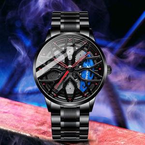 Svj bánh xe ban đầu vành trung tâm đồng hồ cho nam giới siêu xe vành trung tâm người đàn ông thạch anh xem thép không gỉ không thấm nước bán buôn Đồng hồ 2042 - Product Image 3