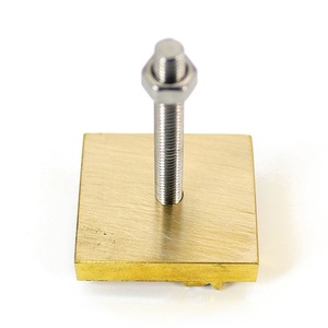 Matrices de gaufrage à chaud en laiton pour logo personnalisé sur cuir, tampon numérique alphabet, nom personnalisé, moule DIY pour carnet - Product Image 3