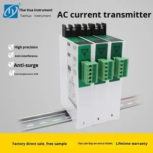 Courant alternatif 0-5A 0-10A Entrée 4-20mA 0-10V Sortie Isolation 3 ports Montage sur rail DIN pour la surveillance industrielle - Product Image 3