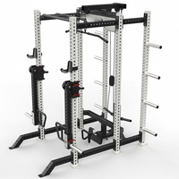 Machine de fitness multifonctionnelle commerciale : Smith Machine, Rack à Squat, Machine à Câbles avec Lat Pulldown et Rack de Musculation pour Usage Domestique
