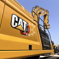 Excavatrice CAT 355 d'occasion à vendre, 51,5 tonnes, pour projets d'aménagement paysager, exportateur de machines de construction CAT349 CAT352 CAT374
